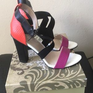 Multi colored Strapped Sandal